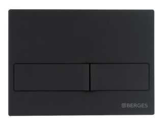 Комплект Berges 043279: инсталляция NOVUM 525 кнопка L5 чёрная Soft Touch унитаз Floe Rimless сидение дюропласт Floe Slim SO